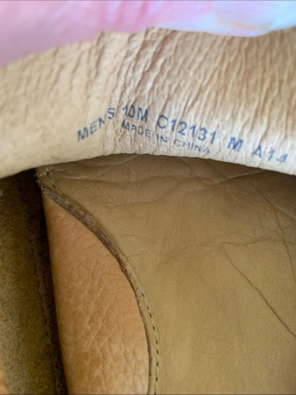 Cole Haan Size 10 M Men's Brown Pebbled Leather Penny Loafers